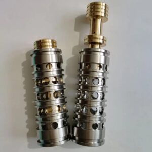 Customizable copper, iron, aluminum and stainless steel valve cores and valve stems